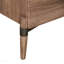 Commode à six tiroirs Tranquility, aucun assemblage requis, finition noyer