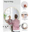 Metal Round Floor Mirror