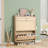 Lilac  Rattan Shoe Storage Cabinet-130762457
