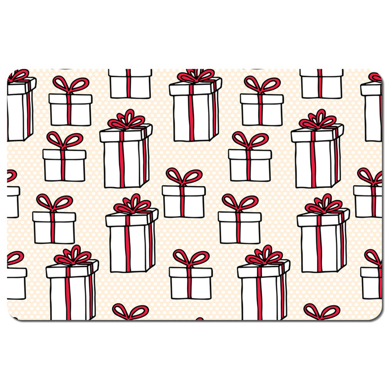 Flaherty Polyester, Wood/Bamboo No Pattern Rectangle Placemat
