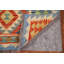 Tapis géométrique en laine Kilim