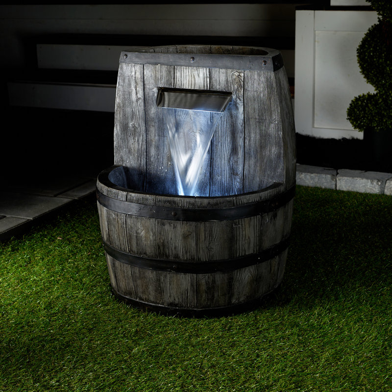 Fontaine à barre en résine avec lumière