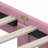 Full Size Upholstered Rainbow Bed with Drawer