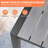 84’‘ L  Rectangular Outdoor Dining Table with Umbrella Hole and Aluminum Frame  -571346934-571346891