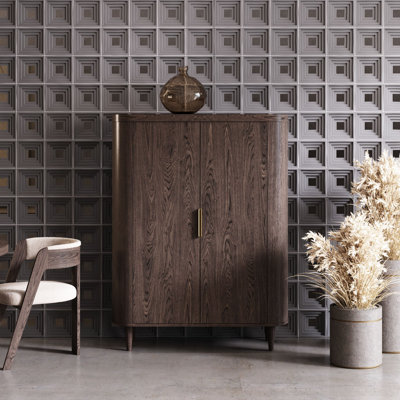 Englewood - Buffet haut arrondi moderne