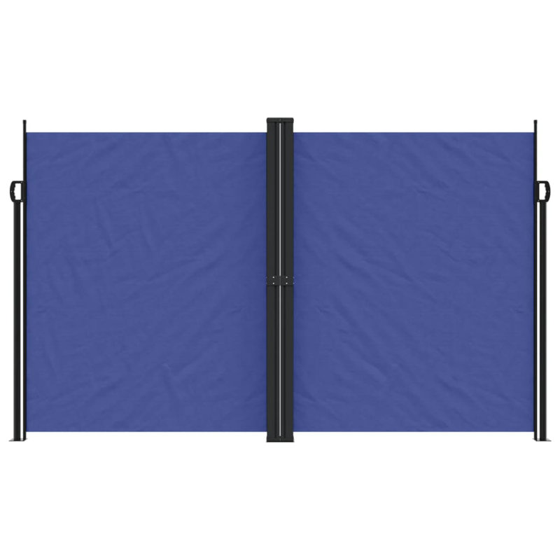Brayden Retractable Side Awning, 200cm H x 1200cm W, Blue