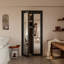 Porte en bois massif à miroir pivotant ou pliable pivotant avec trousse de quincaillerie d'installation (garde-robe)-116370982-133714077-133714079