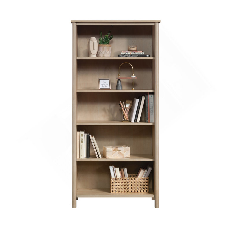 Bibliothèque à 5 tablettes, finition brune