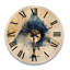 Horloge murale géométrique abstraite paysage de montagne lune et arbre IV-414529739