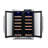EdgeStar 24 Inch Wide 36 Bottle Built-In Wine Cooler with Dual Cooling Zones and French Doors