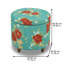 Repose-pieds rond avec rangement Floral