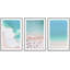 «Nautical Beach Clear Ocean Waves Coastal», reproduction d'art sur toile encadrée-119018351-85484197