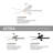 Purab 52'' Ceiling Fan with LED Lights-602551316