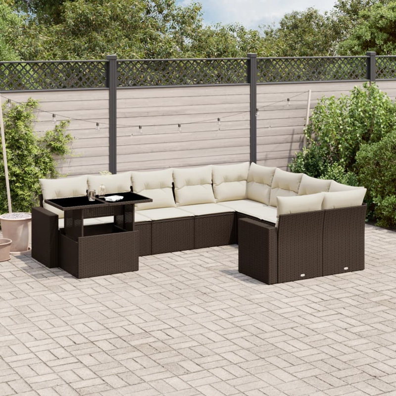 Ensemble de canapé de jardin Vidaxl