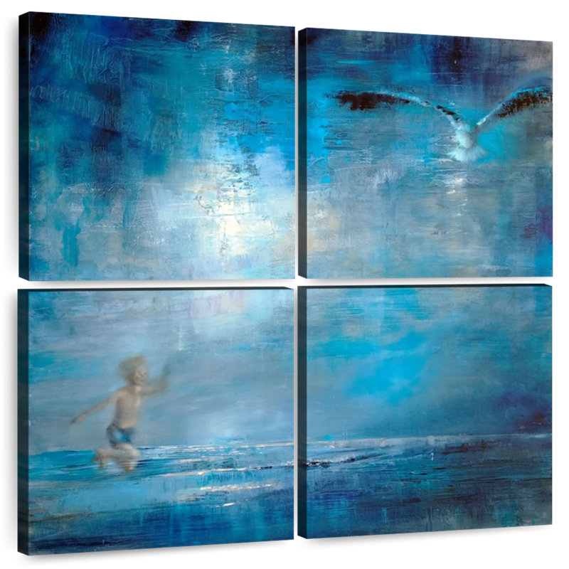 Gillard Flying, peinture, H 45 po x l 45 po