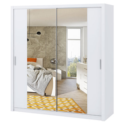 Frazierii 2 Door Manufactured Wood Wardrobe