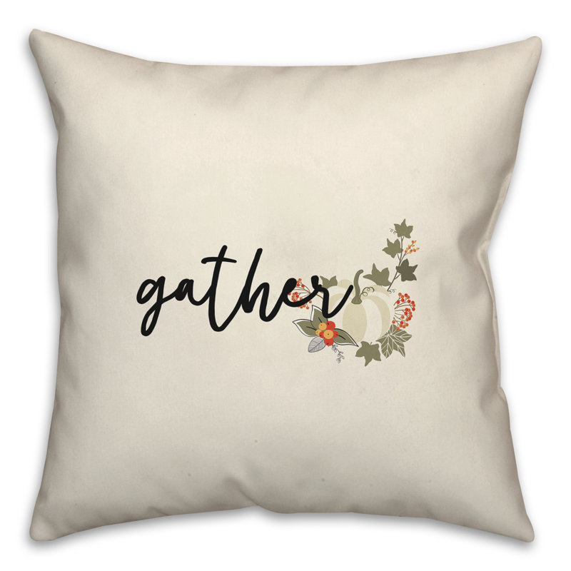 Housse et insert de coussin carré Gather, 20 po x 20 po