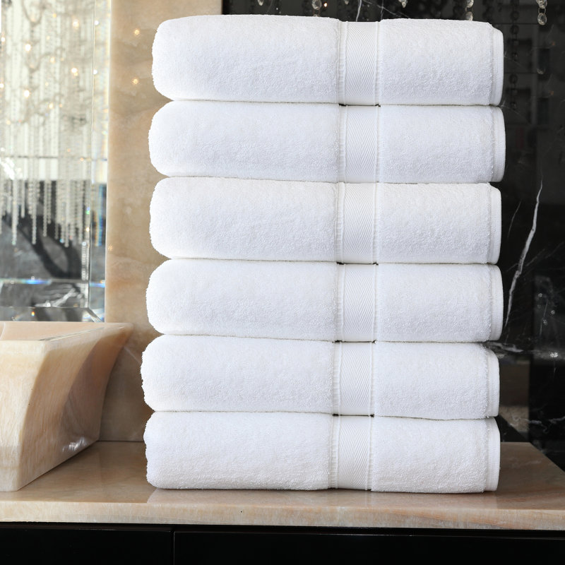 Sinemis Super Plush Bath Towel, White
