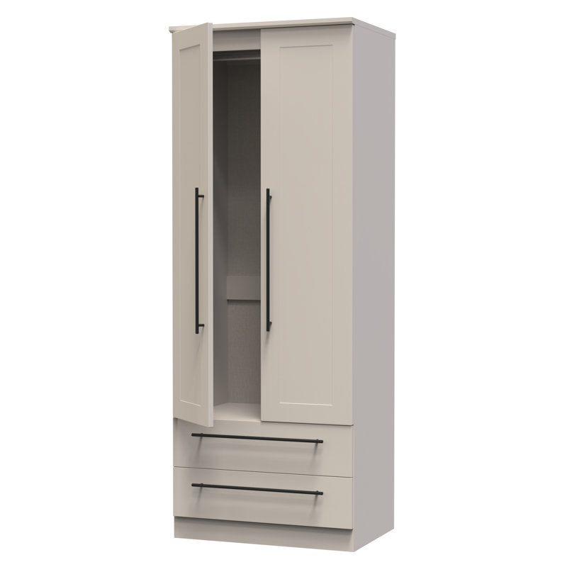 Fully Assembled 2 Door Wardrobe, Kashmir Matt