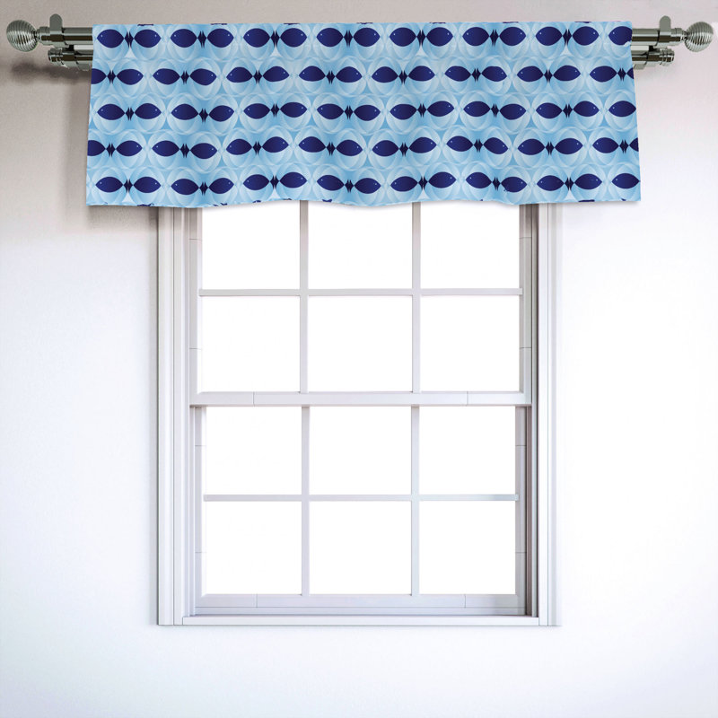 Sateen Ruffled Window Valance