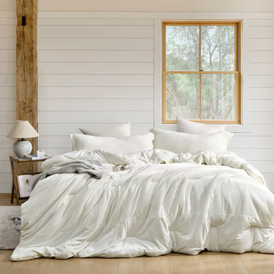 Love Thick - Calming Coma Inducer Oversized Comforter Set - Milky White