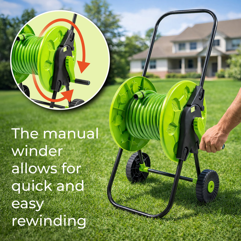 Manual Hand Crank No Hose Reel