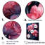 Œillets roses sur encre bleu marine - Œillets, impressions d'art mural-95872698-95872709
