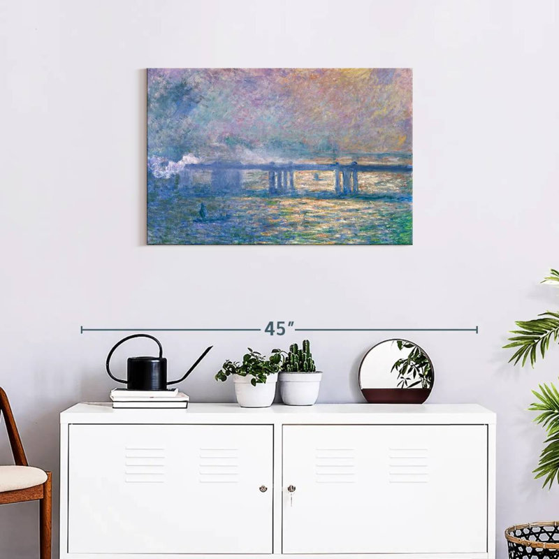Sireci Charing Cross Bridge 1903, 20" H x 30" W
