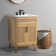 Javer 24'' Single Bathroom Vanity with Ceramic Top