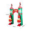 Barrière de voûte gonflable illuminée 10 pi avec décorations de Noël