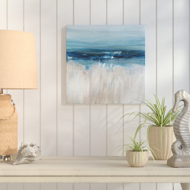On the Severn II - reproduction d'art, H 16 po x l 16 po x P 1,5 po, Toile tendue