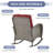 7-Pieces Outdoor Courtyard Wicker Sofa Conversation Set With Rocking Chairs-621041610-621041609
