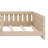 Low Profile Wood Platform Bed with Guardrail and Convenient Storage Shelves-588529694-588529665