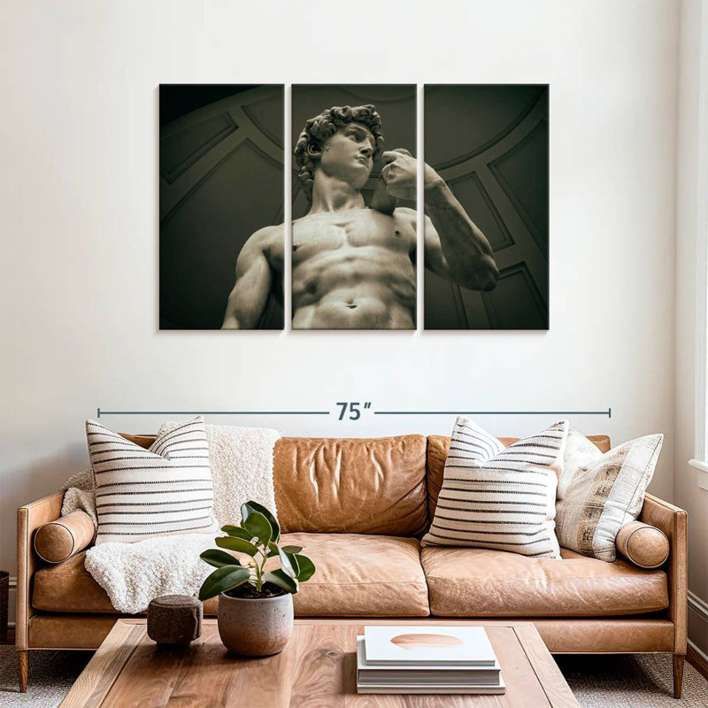 Leisha Michaelangelo, David à Florence I, H 36 po x l 57 po