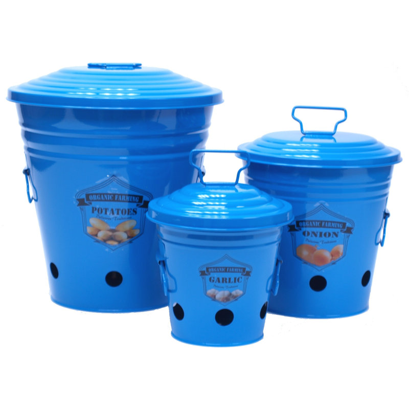 Ensemble de pots de cuisine Allamuchy, Bleu