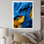 L'Ukraine, paysage de rêve abstrait bleu et jaune I - reproduction d'art sur toile