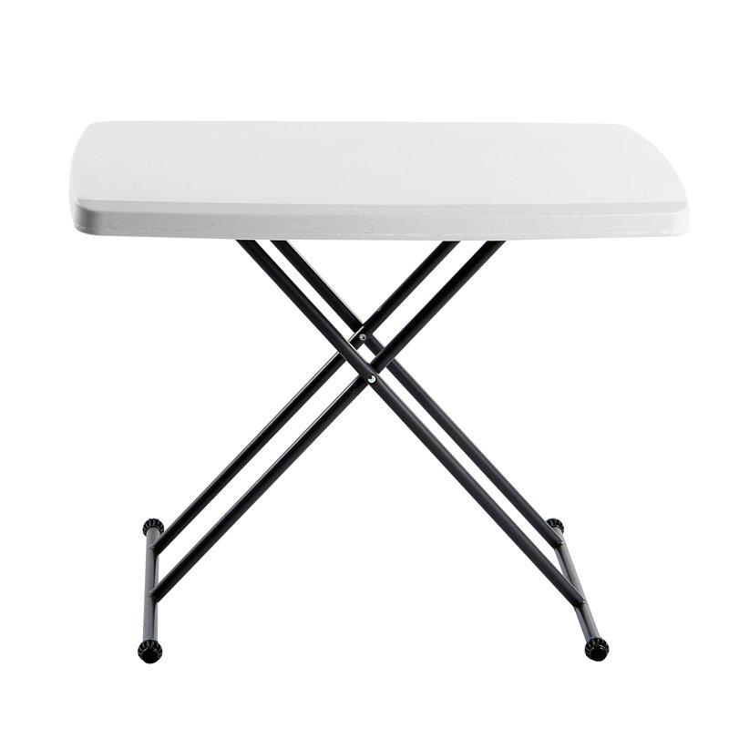 Table pliante rectangulaire réglable en plastique 30 po IndestrucTableTOO, Platine