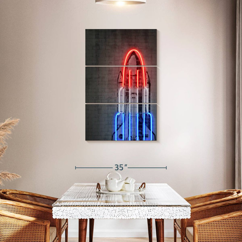 Oberle Rocket Agenda, 45" H x 28" W