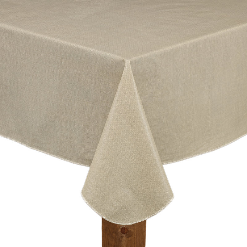 Chandley Café Deauville Scarlet Tablecloth, 70" L x 52" W, Sage