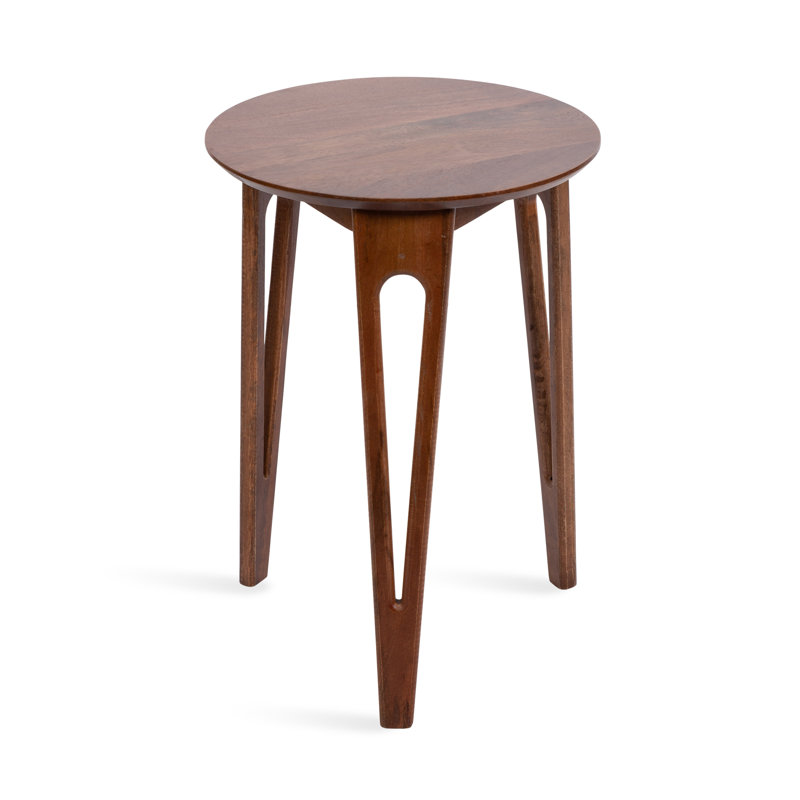Table d'appoint en bois, Brun