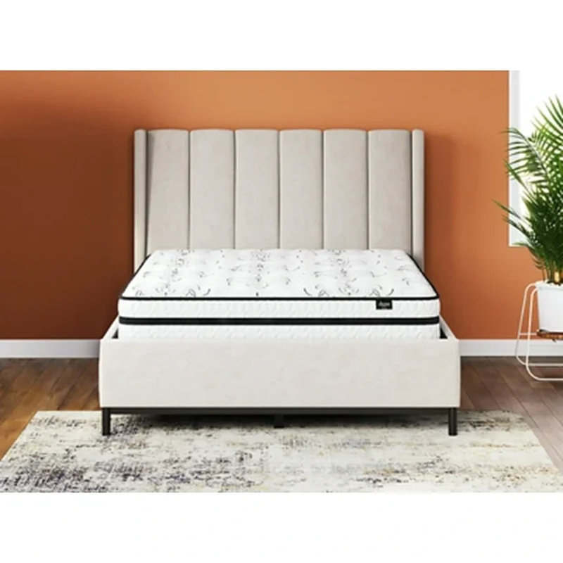 Signature Design By Ashley Chime 10 Inch Hybrid Twin Mattress In A Box White
