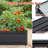 6X3x1 Ft Galvanized Steel Raised Garden Bed, Black Outdoor Container For Flower And Herb Gardens, Safe Edge Design 6 - Foot Long, Galvanized, Black, Outdoor, Container, Vegetables, Succulents, Rust ,-314599493