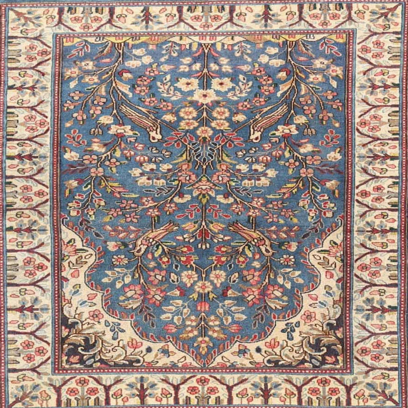 Oriental Indoor Rug, Square 5'