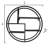 Elsine 6 Piece Circle Floating Shelf