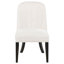 Chaise d'appoint rembourrée Leandro crème (ensemble de 2)