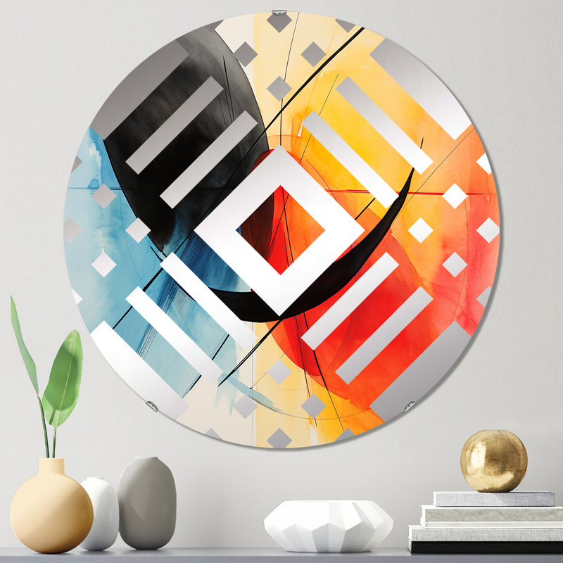 Bernnadette - Miroir décoratif diamant, 31,4 po x 31,4 po