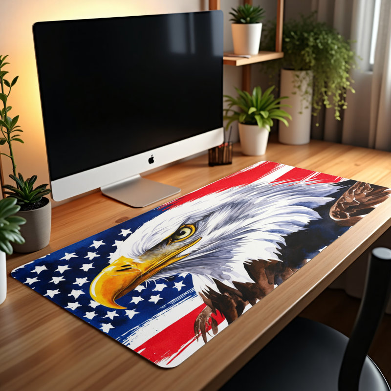 Polyester Desk Pad, 14.4x12.1