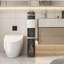 Armoire de rangement étroite à 5 niveaux avec tiroirs et boîte à mouchoirs pour la cuisine