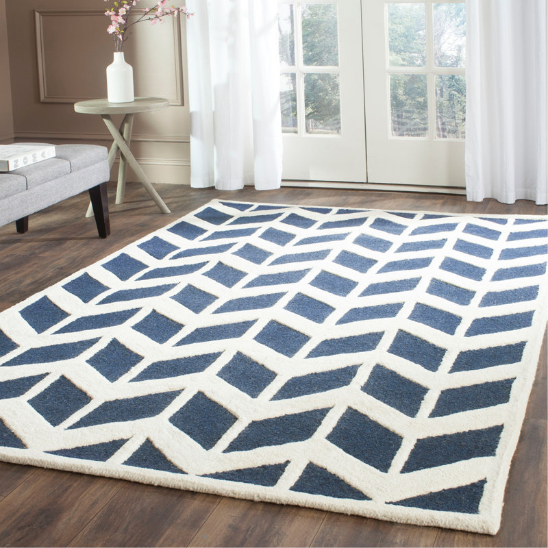 Esperance Tufted Wool Performance Geometric Rug, Rectangle 6' x 9'