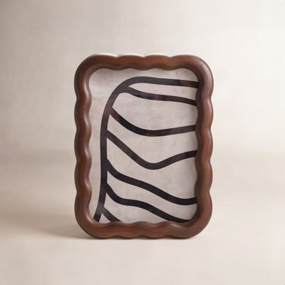 9"H Rubber Wood Photo Frame Photo Size: 6*8"